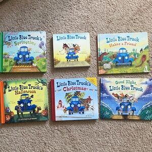 Little Blue Truck Book Set of 6 Hardcover